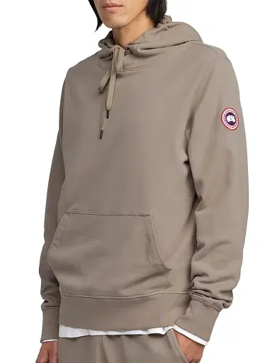 Canada Goose Men's Huron Drawstring Hoodie - Limestone | Thumbnail 5 Canada Goose Men's Huron Drawstring Hoodie - Limestone | Thumbnail 5