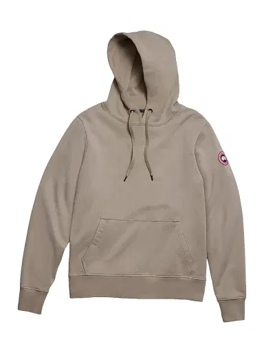 Canada Goose Men's Huron Drawstring Hoodie - Limestone | Thumbnail 1 Canada Goose Men's Huron Drawstring Hoodie - Limestone | Thumbnail 1