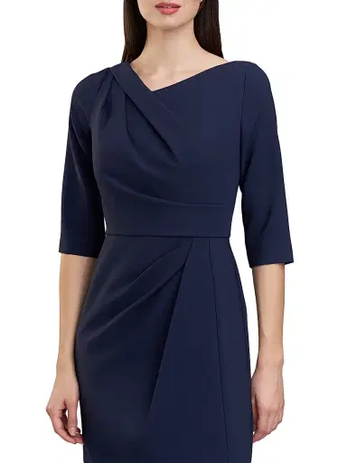 Kay Unger Women's Margerite Pleated Column Gown | Thumbnail 5 Kay Unger Women's Margerite Pleated Column Gown | Thumbnail 5