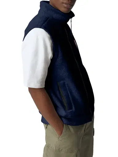 Canada Goose Men's Humannature Mersey Fleece Vest - Black - Size Small | Thumbnail 3 Canada Goose Men's Humannature Mersey Fleece Vest - Black - Size Small | Thumbnail 3