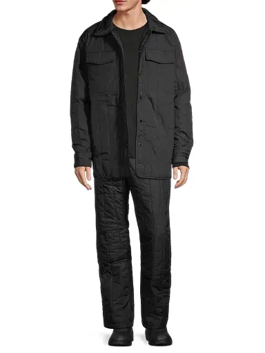 Canada Goose Men's Carlyle Quilted Shirt Jacket - Black | Thumbnail 2 Canada Goose Men's Carlyle Quilted Shirt Jacket - Black | Thumbnail 2