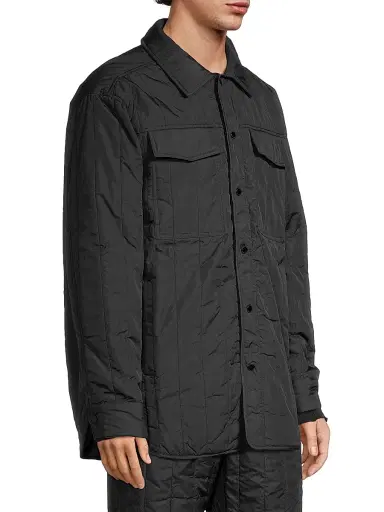 Canada Goose Men's Carlyle Quilted Shirt Jacket - Black | Thumbnail 4 Canada Goose Men's Carlyle Quilted Shirt Jacket - Black | Thumbnail 4