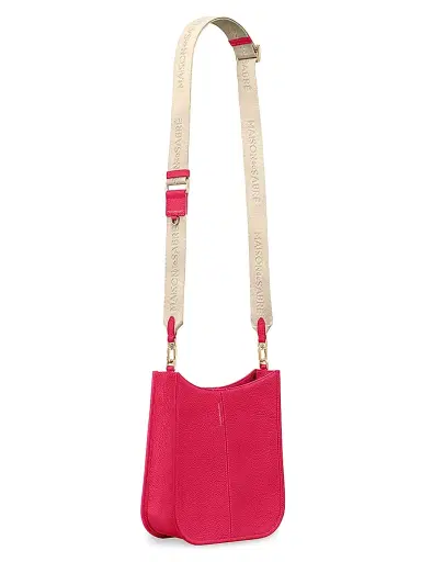 MAISON de SABRÉ Women's Leather Saddle Bag - Shibuya Fuchsia | Thumbnail 5 MAISON de SABRÉ Women's Leather Saddle Bag - Shibuya Fuchsia | Thumbnail 5