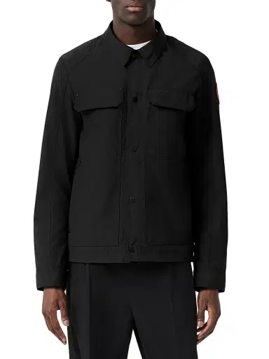 Canada Goose Men's Burnaby Chore Coat - Black | Thumbnail 2 Canada Goose Men's Burnaby Chore Coat - Black | Thumbnail 2