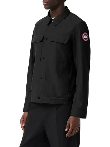 Canada Goose Men's Burnaby Chore Coat - Black | Thumbnail 3 Canada Goose Men's Burnaby Chore Coat - Black | Thumbnail 3