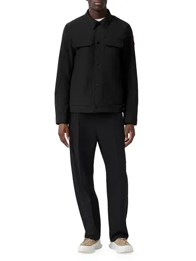 Canada Goose Men's Burnaby Chore Coat - Black | Thumbnail 1 Canada Goose Men's Burnaby Chore Coat - Black | Thumbnail 1