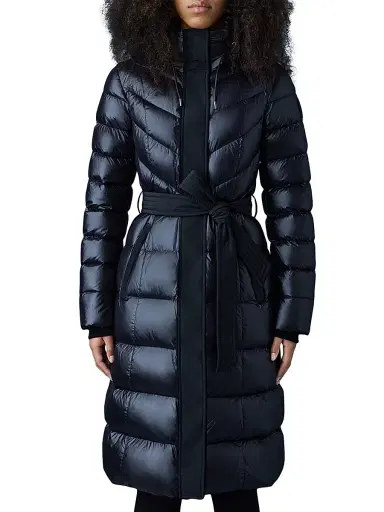 Mackage Women's Coralia Down Belted Puffer Coat - Black - Size Small | Thumbnail 3 Mackage Women's Coralia Down Belted Puffer Coat - Black - Size Small | Thumbnail 3
