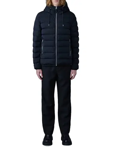 Mackage Men's Jack Hooded Down Coat - Black | Thumbnail 2 Mackage Men's Jack Hooded Down Coat - Black | Thumbnail 2