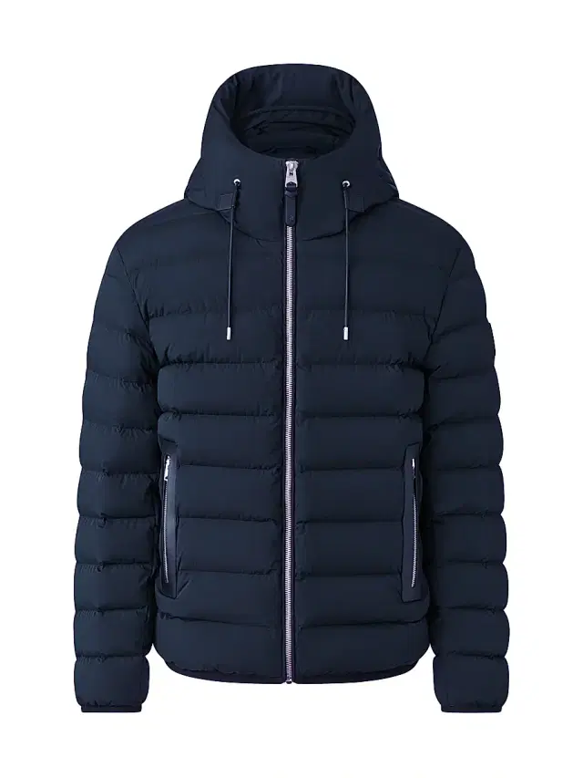 Men's Jack Hooded Down Coat - Black Men's Jack Hooded Down Coat - Black