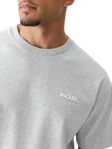 Mackage Men's Tee-R Silicone Logo T-Shirt | Thumbnail 5 Mackage Men's Tee-R Silicone Logo T-Shirt | Thumbnail 5