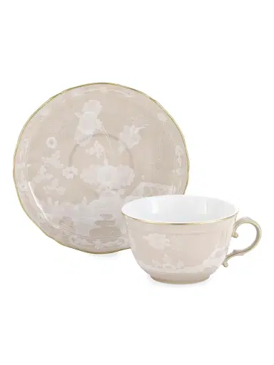 Ginori 1735 Oriente Italiano Gold-Rimmed Tea Cup - Pervinca | Thumbnail 6 Ginori 1735 Oriente Italiano Gold-Rimmed Tea Cup - Pervinca | Thumbnail 6