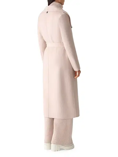 Mackage Women's Belted Light Wool Coat - Sepia Rose | Thumbnail 4 Mackage Women's Belted Light Wool Coat - Sepia Rose | Thumbnail 4