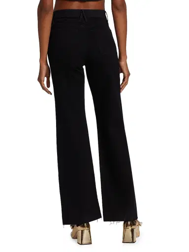 SLVRLAKE Women's Grace High-Rise Wide-Leg Jeans - Jet Black - Size 32 | Thumbnail 5 SLVRLAKE Women's Grace High-Rise Wide-Leg Jeans - Jet Black - Size 32 | Thumbnail 5