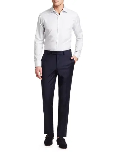 Saks Fifth Avenue Men's COLLECTION Wool Trousers | Thumbnail 2 Saks Fifth Avenue Men's COLLECTION Wool Trousers | Thumbnail 2