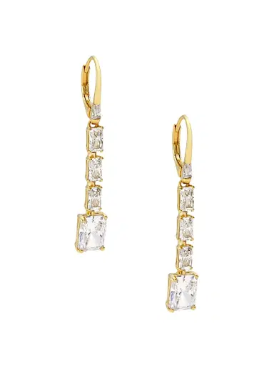 Adriana Orsini Women's Naomi 18K Gold-Plated & Cubic Zirconia Linear Drop Earrings - Gold | Thumbnail 1 Adriana Orsini Women's Naomi 18K Gold-Plated & Cubic Zirconia Linear Drop Earrings - Gold | Thumbnail 1