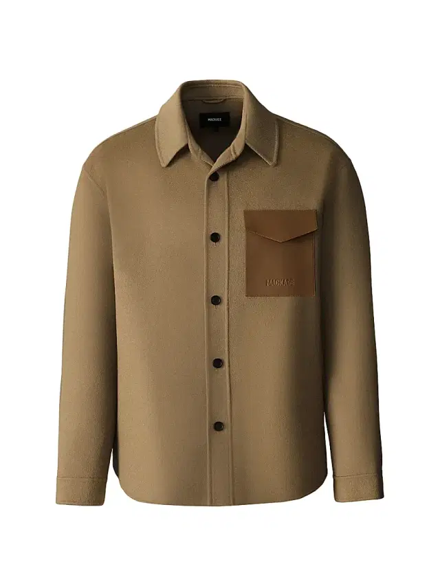 Men's Emmanuel Wool Overshirt - Light Camel Men's Emmanuel Wool Overshirt - Light Camel