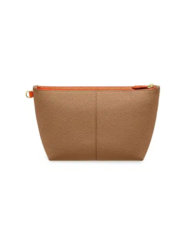 MAISON de SABRÉ Women's Small Leather Flaire Pouch - Manhattan Sandstone | Thumbnail 5 MAISON de SABRÉ Women's Small Leather Flaire Pouch - Manhattan Sandstone | Thumbnail 5