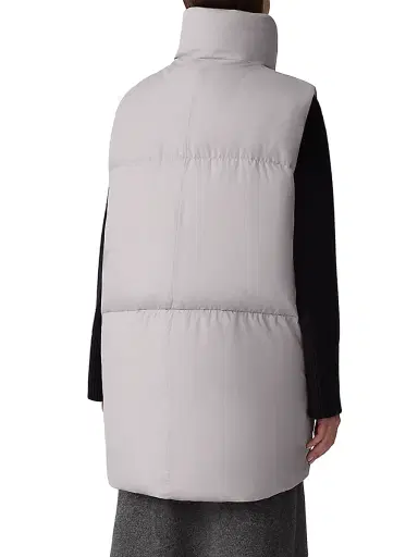 Canada Goose Women's Garnet Oversized Down Vest - Moonstone Grey - Size Small | Thumbnail 5 Canada Goose Women's Garnet Oversized Down Vest - Moonstone Grey - Size Small | Thumbnail 5