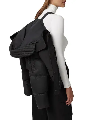 Canada Goose Women's Paradigm Chilliwack Hooded Down Jacket - Black | Thumbnail 5 Canada Goose Women's Paradigm Chilliwack Hooded Down Jacket - Black | Thumbnail 5