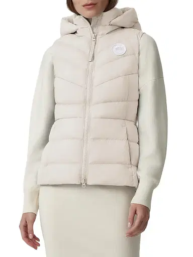 Canada Goose Women's Clair Down Vest - Linen | Thumbnail 4 Canada Goose Women's Clair Down Vest - Linen | Thumbnail 4