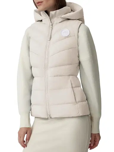 Canada Goose Women's Clair Down Vest - Linen | Thumbnail 5 Canada Goose Women's Clair Down Vest - Linen | Thumbnail 5