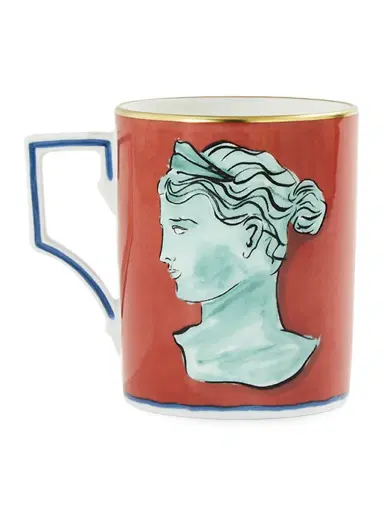 Ginori 1735 Il Viaggio Di Nettuno Mug - Red | Thumbnail 2 Ginori 1735 Il Viaggio Di Nettuno Mug - Red | Thumbnail 2
