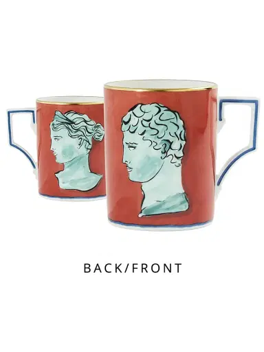 Ginori 1735 Il Viaggio Di Nettuno Mug - Red | Thumbnail 3 Ginori 1735 Il Viaggio Di Nettuno Mug - Red | Thumbnail 3