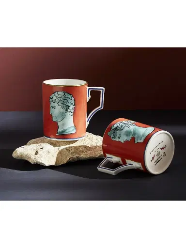 Ginori 1735 Il Viaggio Di Nettuno Mug - Red | Thumbnail 5 Ginori 1735 Il Viaggio Di Nettuno Mug - Red | Thumbnail 5