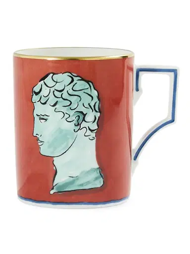 Ginori 1735 Il Viaggio Di Nettuno Mug - Red | Thumbnail 1 Ginori 1735 Il Viaggio Di Nettuno Mug - Red | Thumbnail 1