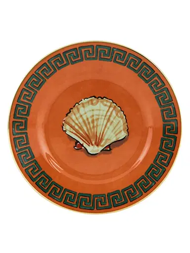 Ginori 1735 Il Viaggio Di Nettuno Bread Plate - Orange | Thumbnail 6 Ginori 1735 Il Viaggio Di Nettuno Bread Plate - Orange | Thumbnail 6