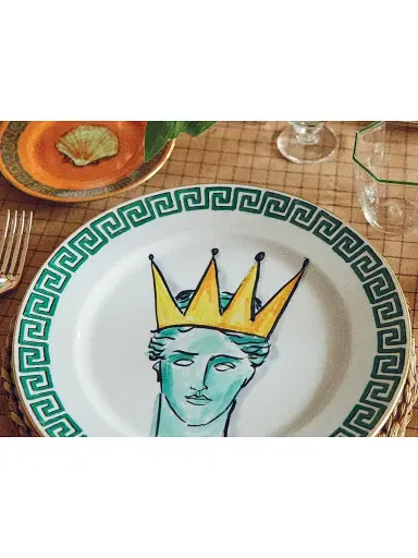 Ginori 1735 Il Viaggio Di Nettuno Bread Plate - Orange | Thumbnail 8 Ginori 1735 Il Viaggio Di Nettuno Bread Plate - Orange | Thumbnail 8