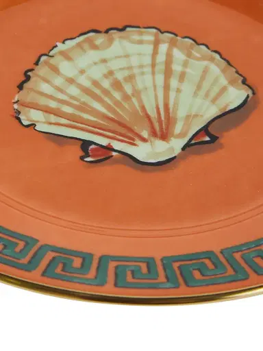 Ginori 1735 Il Viaggio Di Nettuno Bread Plate - Orange | Thumbnail 9 Ginori 1735 Il Viaggio Di Nettuno Bread Plate - Orange | Thumbnail 9
