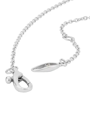 Adriana Orsini Women's Loveall 18K-White-Gold-Plated & Cubic Zirconia Double-Chain Necklace - White Gold | Thumbnail 3 Adriana Orsini Women's Loveall 18K-White-Gold-Plated & Cubic Zirconia Double-Chain Necklace - White Gold | Thumbnail 3