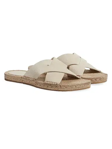 Zegna Men's Suede Espadrille Sandals - Off White - Size 11 | Thumbnail 3 Zegna Men's Suede Espadrille Sandals - Off White - Size 11 | Thumbnail 3