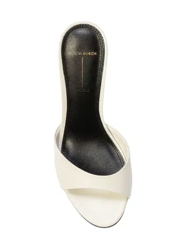 Black Suede Studio Women's Freddie 65MM Leather Mules - Coconut Nappa - Size 12 | Thumbnail 6 Black Suede Studio Women's Freddie 65MM Leather Mules - Coconut Nappa - Size 12 | Thumbnail 6