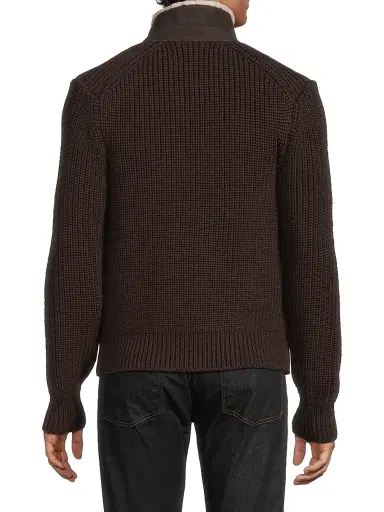 Mackage Men's Jonathan Wool Shearling Jacket - Coffee Natural | Thumbnail 5 Mackage Men's Jonathan Wool Shearling Jacket - Coffee Natural | Thumbnail 5