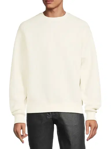 Mackage Men's Julian Double-Face Jersey Sweatshirt - Cream | Thumbnail 3 Mackage Men's Julian Double-Face Jersey Sweatshirt - Cream | Thumbnail 3
