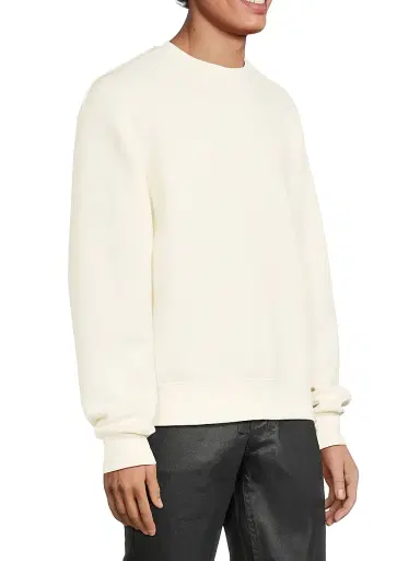 Mackage Men's Julian Double-Face Jersey Sweatshirt - Cream | Thumbnail 4 Mackage Men's Julian Double-Face Jersey Sweatshirt - Cream | Thumbnail 4