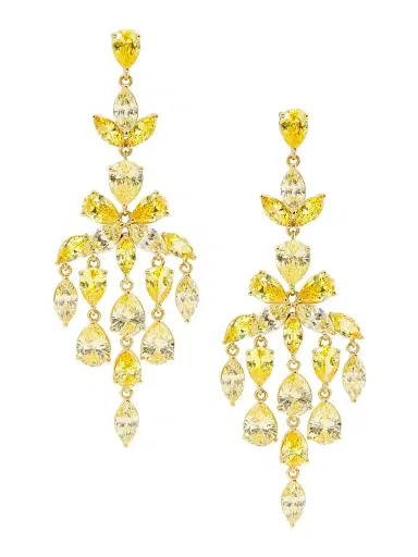 Adriana Orsini Women's Galore 18K Gold-Plated & Cubic Zirconia Chandelier Earrings - Yellow Stone | Thumbnail 1 Adriana Orsini Women's Galore 18K Gold-Plated & Cubic Zirconia Chandelier Earrings - Yellow Stone | Thumbnail 1