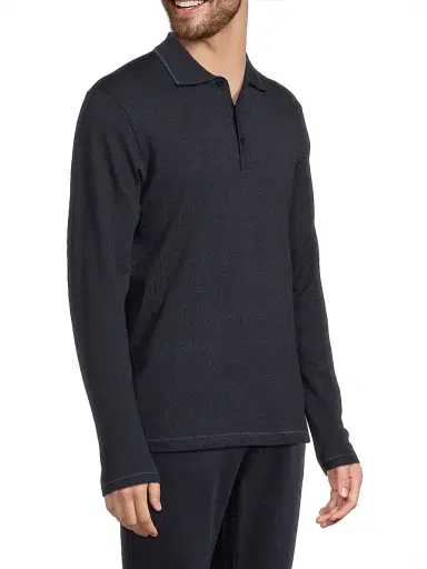 Robert Barakett Men's Roman Polo Sweater - Navy - Size XXL | Thumbnail 4 Robert Barakett Men's Roman Polo Sweater - Navy - Size XXL | Thumbnail 4