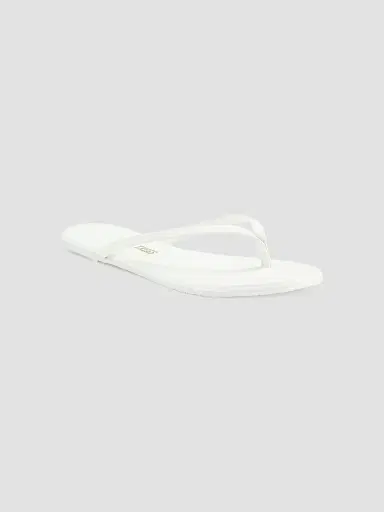 TKEES Women's Solids Leather Flip Flops - White - Size 11 | Thumbnail 2 TKEES Women's Solids Leather Flip Flops - White - Size 11 | Thumbnail 2