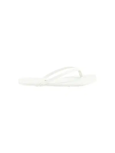 TKEES Women's Solids Leather Flip Flops - White - Size 11 | Thumbnail 1 TKEES Women's Solids Leather Flip Flops - White - Size 11 | Thumbnail 1