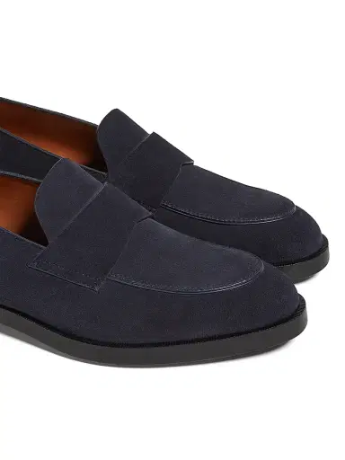 Zegna Men's Suede Torino Loafers | Thumbnail 5 Zegna Men's Suede Torino Loafers | Thumbnail 5