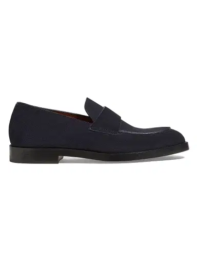 Zegna Men's Suede Torino Loafers | Thumbnail 1 Zegna Men's Suede Torino Loafers | Thumbnail 1