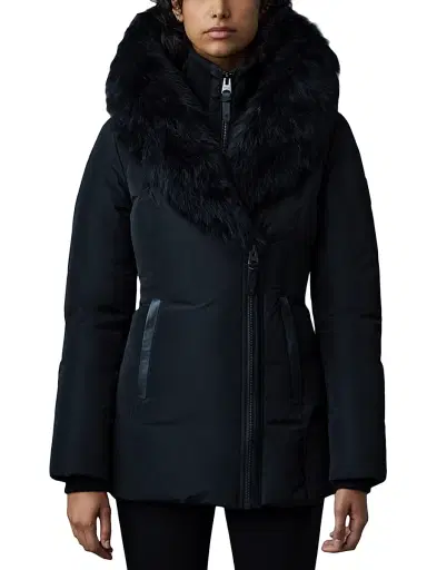 Mackage Women's Adali Shearling-Trimmed Down Coat - Black - Size XL | Thumbnail 3 Mackage Women's Adali Shearling-Trimmed Down Coat - Black - Size XL | Thumbnail 3