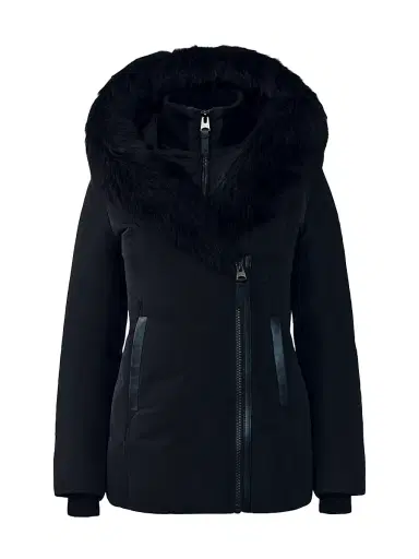 Mackage Women's Adali Shearling-Trimmed Down Coat - Black - Size XL | Thumbnail 1 Mackage Women's Adali Shearling-Trimmed Down Coat - Black - Size XL | Thumbnail 1
