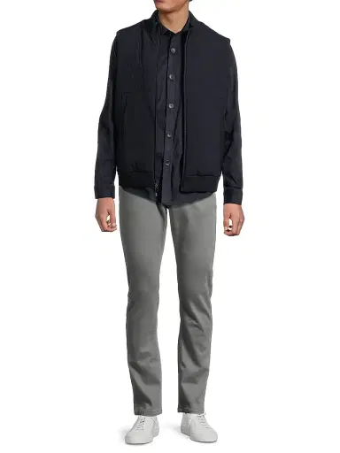 Robert Barakett Men's Fremantle Quilted Vest - Navy | Thumbnail 2 Robert Barakett Men's Fremantle Quilted Vest - Navy | Thumbnail 2