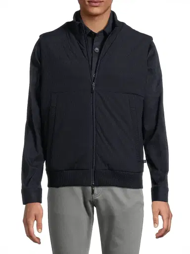 Robert Barakett Men's Fremantle Quilted Vest - Navy | Thumbnail 3 Robert Barakett Men's Fremantle Quilted Vest - Navy | Thumbnail 3