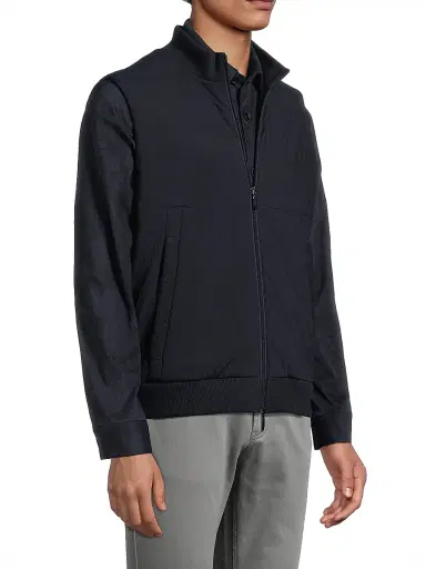 Robert Barakett Men's Fremantle Quilted Vest - Navy | Thumbnail 4 Robert Barakett Men's Fremantle Quilted Vest - Navy | Thumbnail 4