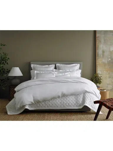 Home Treasures Athens Solid Sham - White - Size Standard | Thumbnail 3 Home Treasures Athens Solid Sham - White - Size Standard | Thumbnail 3
